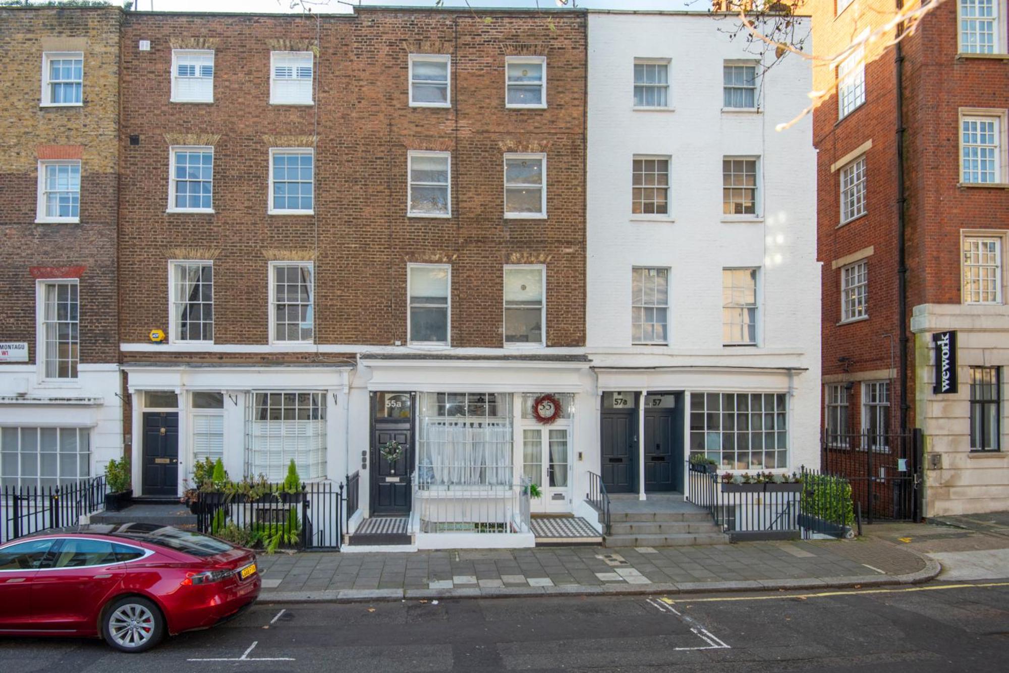 Luxury Georgian House In Marylebone: Modern 1-Bed Retreat Lägenhet London Exteriör bild